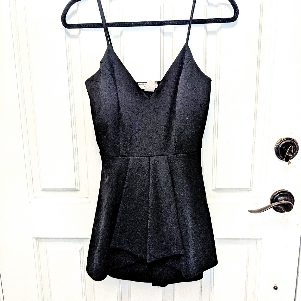 Black Romper Dress